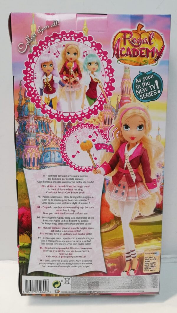 Regal Academy Bambola Rose Interattiva con Canzone, Giochi Preziosi REG01000 - immagine 2