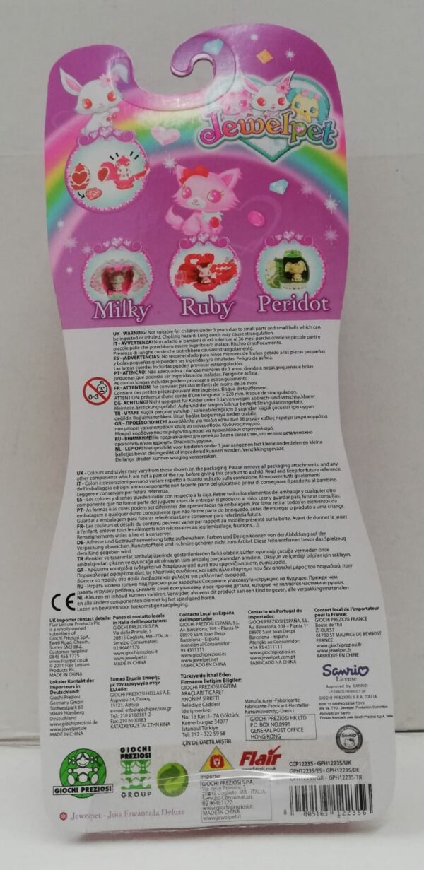 Jewelpet Jewel  Collezzionabili Jewel Pet Charms collana Milky - immagine 2