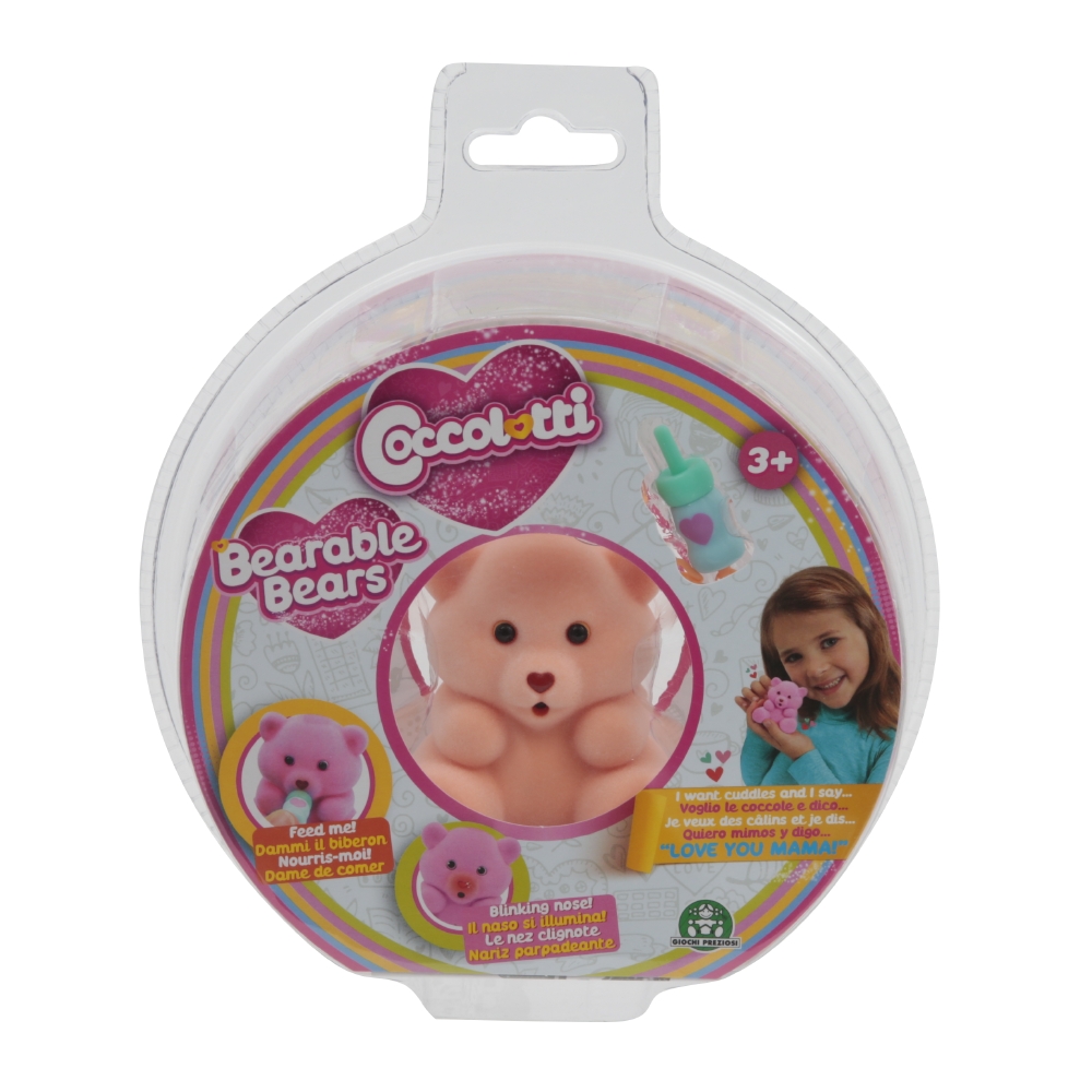 NUOVI COCCOLOTTI BEARABLE BEARS MODELLO PEACHES ORIGINALE GIOCHI PREZIOSI