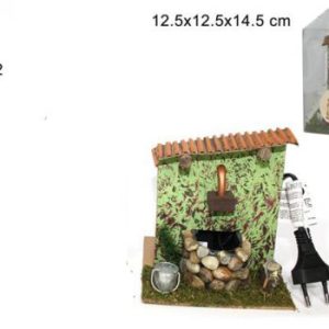 FONTANA PER PRESEPE FUNZIONA 220 VOLT - STATUINE PRESEPE PASTORI MESTIERI  PRESEPE NATALE