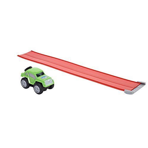 Max Tow Truck  Mini Haulers veiscolo verde  trascina fino 25 volte il suo peso include la pista