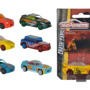 Majorette - Stunt Heroes - Crash Car 1:64 assortimento completo 6 pezzi
