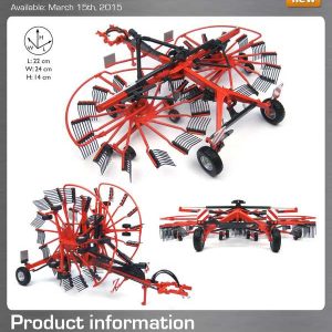 UNIVERSAL HOBBIES  COLLECTION kuhn rastrello ga 9531 UH 4197 scala 1/32