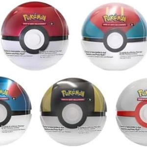Pokémon Tin Poke Ball Settembre 2023, 1 modello casuale a seconda della disponibilità, originale, edizione in italiano