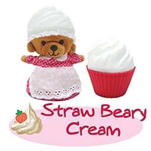 New CUPCAKE BEARS SURPRISE ORSETTO STRAW BEARY CREAM