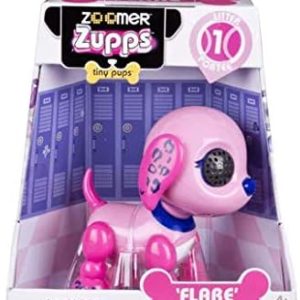 ZOOMER Zupps Tiny Pups - Poodle Flare, cucciolo con suoni, luci e sensori, Spin Master 6033742