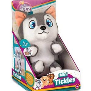 IMC Toys Club Petz Mini Tickles, Cuccioli Solleticosi, 96752IM3 (Lingua Italiana) Mini Tickles Club Petz Peluche solletico cane husky di IMC Toys