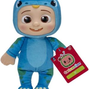 Giochi Preziosi - COCOMELON JJ DINO Peluche 18 cm, Multicolore, CCM27900