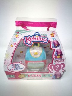 Kekilou Surprise -Mini Borsetta che diventa la bambola Nicole e contiene un' ombretto - K-Cutie - Giochi Preziosi