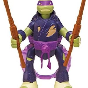 TURTLES THRO N BATTLE - TARTARUGA NINJA DONATELLO 15 CM ( CON MOVIMENTO CAPRIOLA ) GPZ91620
