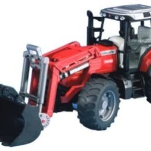 Bruder 02042 -Trattore Massey Ferguson 7480 con benna scala 1/16