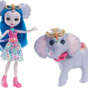 Enchantimals- Ekaterina l'Elefante e Antic - Cucciolo Cavalcabile di Mattel FKY73