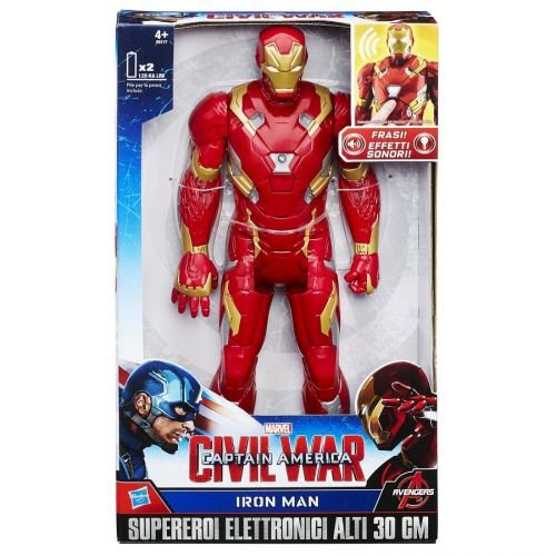 Marvel Avengers Iron Man Elettronico 30 cm di Hasbro B6177