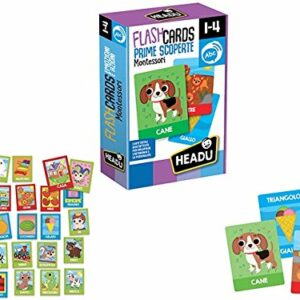 Flashcards Montessori Prime Scoperte IT20553 di Headu