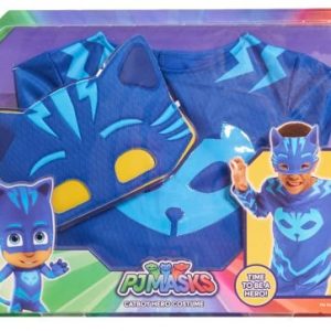 Costume di carnevale pj mask gatttoboy pigiamini taglia unica altezza 93 cm