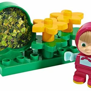 Masha and the Bear - Set Mattoncini [ MODELLO MASHA IN GIARDINO ]