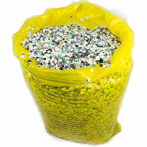 coriandoli in sacco da 10 kg economico , immagine con contenuto del sacco variabile