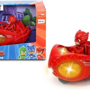 PJ Masks Mission Racer, veicolo in metallo luci e suoni 12 cm con Gufetta , Simba