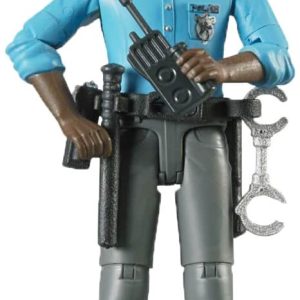 Bruder 60051 - poliziotto pelle scura con accessorIscala 1/16