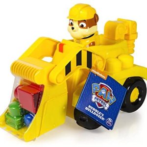 PAW PATROL 6026140 - Bulldozer di Rubble, in Plastica, Giallo