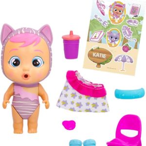Cry Babies Magic Tears Tropical Beach Babies Katie, Piange Lacrime Vere, IMC Toys 910447