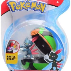 Pokemon Clip'n Go con Personaggio Sneasel & Poke Ball Giochi Preziosi PKE49000