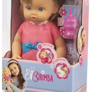 Birimba Bambola 35 cm con sederino Rosso Che scompare con Acqua Calda - Grandi Giochi BRB00000