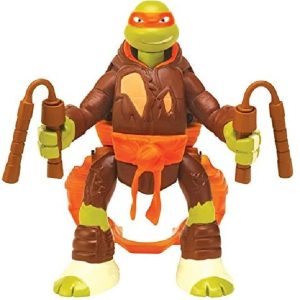 TURTLES THRO N BATTLE - TARTARUGA NINJA MICHELANGELO CM ( CON MOVIMENTO CAPRIOLA ) GPZ91620