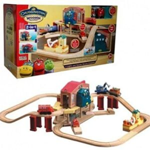 Chuggington LC56702 Pista Legno Calley's Rescue Set (Luce e souni)