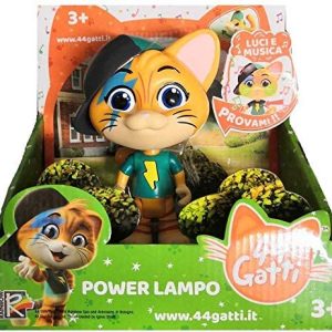 Simba Toys. Personaggio 44 Gatti Lampo con Luci e Suoni 15 cm Parla italiano