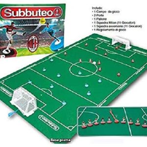 Subbuteo Playset Milan, Tappeto Gioco, 2 Porte, Pallone di Giochi Preziosi BBT07000