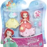 Disney Princess Little Kingdom – Ariel Mini Bambola 9 cm circa, Hasbro B5328-B5327