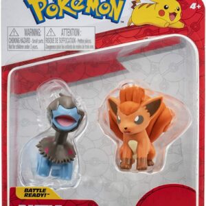 COLLEZIONE POKEMON Battle Figure Pack - Deino e Vulpix  5 cm, PK010300
