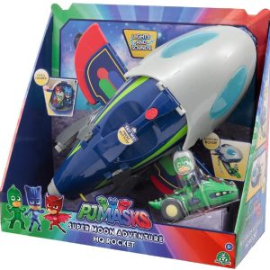 Pj Masks Moon con Moon Space Rover, Geco Incluso di Giochi Preziosi PJU02000