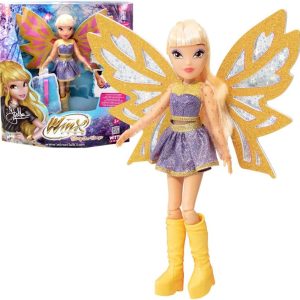 Winx Club Stella | Bambola Bling The Wings Ali con Segmenti Olografici