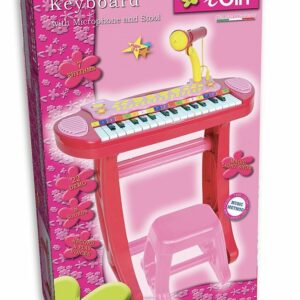 Bontempi 13 3671 - Tastiera con Gambe Microfono e Sgabello