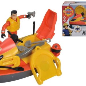 Sam il Pompiere con Veicolo Moto ad Acqua Juno , Simba 109251048038