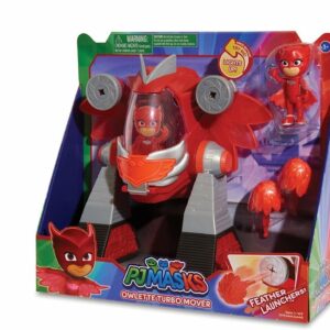 PJ Masks - Turbo Movers Veicoli con Personaggio Gufetta, Giochi Preziosi PJMA2000