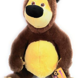 Masha e Orso, Orso morbido peluche 20 cm - Grandi Giochi MHA04000