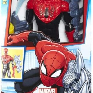 Spiderman, Titan Hero personaggio Deluxe Spider-man 30 cm, Hasbro C0980-C0979