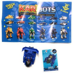 Kart Bots Kartbots Kar Tbots Trasforming Robots (Kartbots MAKO)L'ORIGINALE