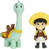 Dino Ranch, Min & Clover  Coppia di Personaggi, Min circa 7.5 cm e Clover 9 cm circa, Giochi Preziosi NDNA00000 - immagine 2
