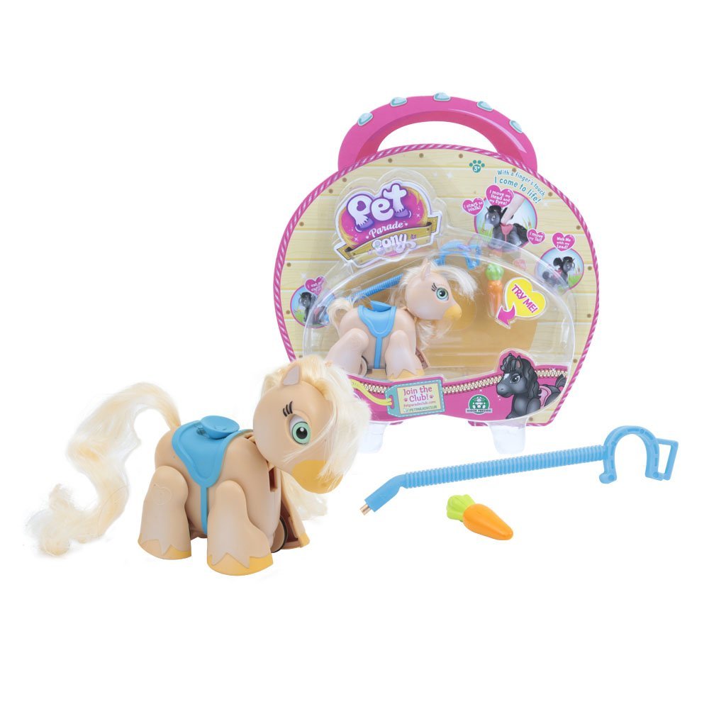 Pet Parade Pony Parade, Blister Singolo, Pony Razza Palomino , Beige di Giochi Preziosi PTN00000
