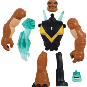 Ben 10 Action Figures-Omni Glitch Diamondhead-Humungousaurus Mix-'n-Match di Giochi Preziosi BEN55000