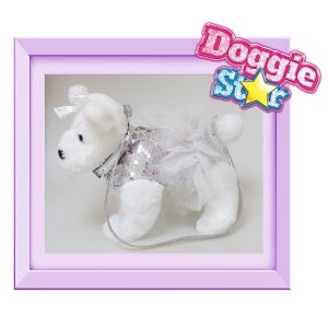ORIGINALE DI NICE DOGGIE STAR® Borsa a forma di cane Razza Terrier  con il tutù  BELLISSIMI Razza Terrier  con il tutù della Ditta Nice Group Girabrilla