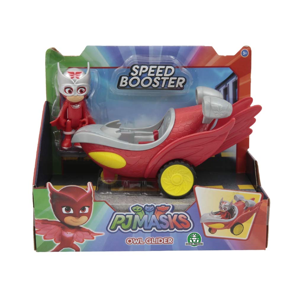 Pj Masks Gufetta Veicolo Speed Booster di Giochi Preziosi PJM60300