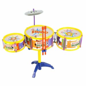 Bontempi DS 3341.2 - Drum Set 3 Tamburi e Piatto