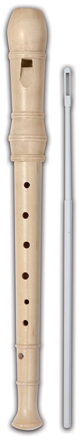 Flauto dolce in legno (german) Bontempi 31 3320 Flauto Soprano con Diteggiatura Tedesca