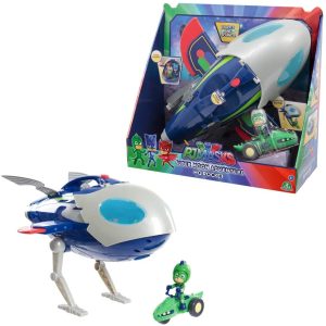 Pj Masks Quartier Generale Moon con Moon Space Rover Geco
