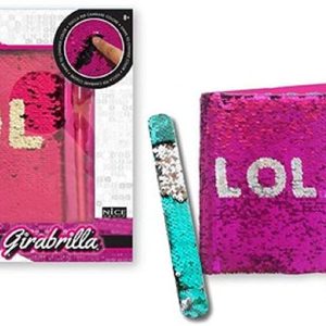 Agenda Girabrilla LOL Colore Rosa con Paillettes Reversibili
